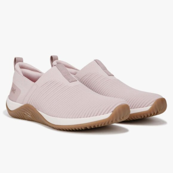 NEW RYKA Echo Knit Slip On Sneakers Wide Width in Lilac/Taupe for women 1225 3m2 - Picture 1 of 4